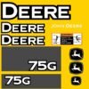 Fits 75G John Deere Excavator Replacement Decals