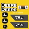 Fits 75G (2021+) John Deere Excavator Replacement Decals