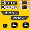 Fits 210G LC John Deere Excavator Replacement Decals