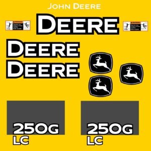 Fits 250G LC John Deere Excavator Replacement Decals
