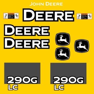 Fits 290G LC John Deere Excavator Replacement Decals
