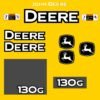Fits 130G John Deere Excavator Replacement Decals