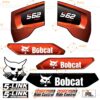Fits S62 R-Series Bobcat Skid Steer Replacement Decals