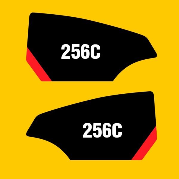 Fits 256C Caterpillar Skid Steer Sides Replacement Decals - Dun Decals