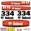 Fits 334 Bobcat Excavator Replacement Decals