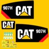 Fits 907H Caterpillar Compact Wheel Loader Replacement Decals