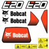 fits-e20-bobcat-excavator-replacement-decals-3659083 Fits E20 Bobcat Excavator Replacement Decals