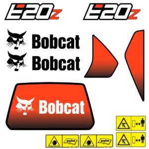 Fits E20Z Bobcat Excavator Replacement Decals