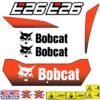 Fits E26 Bobcat Excavator Replacement Decals - Dun Decals