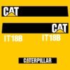 Fits IT18B Caterpillar Wheel Loader Replacement Decals - Dun Decals