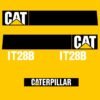 Fits IT28B Caterpillar Wheel Loader Replacement Decals - Dun Decals