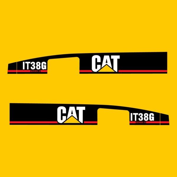 Fits IT38G (Series 2) Caterpillar Wheel Loader Replacement Decals - Dun Decals