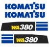 Fits WA380-8 Komatsu Wheel Loader Replacement Decal Kit