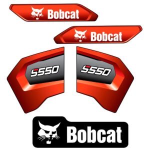 Fits S550 Bobcat Skid Steer Replacement Decals