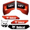 Fits S64 R - Series Bobcat Skid Steer Replacement Decals - Dun Decals