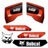 Fits S66 R2 - Series Bobcat Skid Steer Replacement Decals - Dun Decals