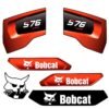 Fits S76 R - Series Bobcat Skid Steer Replacement Decals - Dun Decals