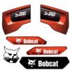 Fits S86 R - Series Bobcat Skid Steer Replacement Decals - Dun Decals