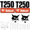 Fits T250 Bobcat Replacement Decal Sticker - Outdoor Durable Laminate