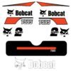 Fits T595 Bobcat Skid Steer Replacement Decals - Dun Decals