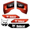 Fits T64 Bobcat Skid Steer Replacement Decals - Dun Decals