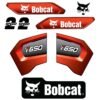 Fits T650 Bobcat Track Loader Replacement Decals - Dun Decals