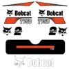 Fits T750 Bobcat Skid Steer Replacement Decals
