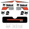 Fits T870 Bobcat Track Loader Replacement Decals - Dun Decals