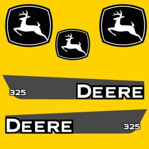 Fits 325 John Deere Skid Steer Replacement Decals