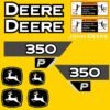 Fits 350 P-Tier John Deere Excavator Replacement Decals