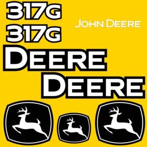 Fits 317G John Deere Skid Steer Replacement Decals
