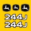 Fits 244J John Deere Wheel Loader Replacement Decals
