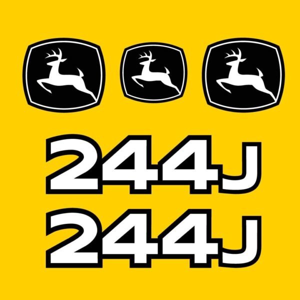 Fits 244J John Deere Wheel Loader Replacement Decals
