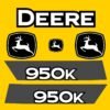 Fits 950K John Deere Crawler Dozer Replacement Decals