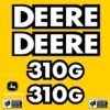 Fits 310G (Pre 2004) John Deere Backhoe Loader Replacement Decals