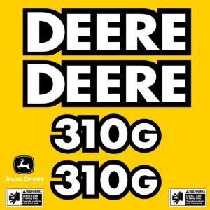 Fits 310G (Pre 2004) John Deere Backhoe Loader Replacement Decals
