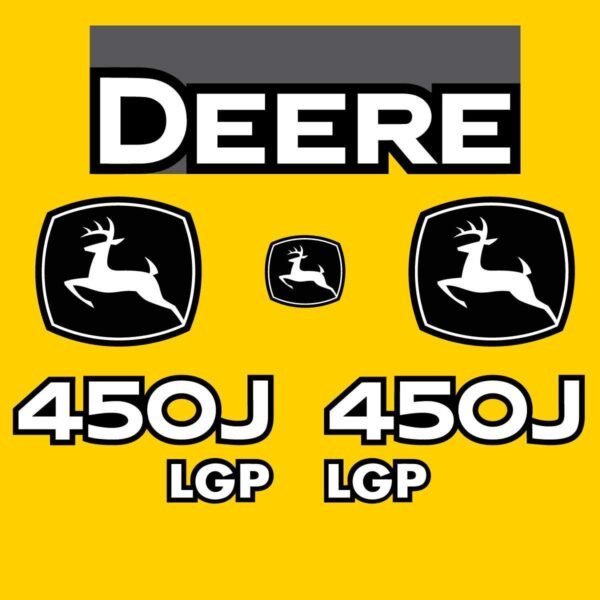 Fits 450J LGP John Deere Crawler Dozer Replacement Decals