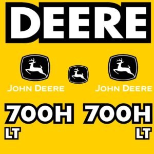 Fits 700H LT John Deere Crawler Dozer Replacement Decals