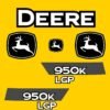 Fits 950K LGP John Deere Crawler Dozer Replacement Decals
