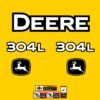 Fits 304L John Deere Wheel Loader Replacement Decals