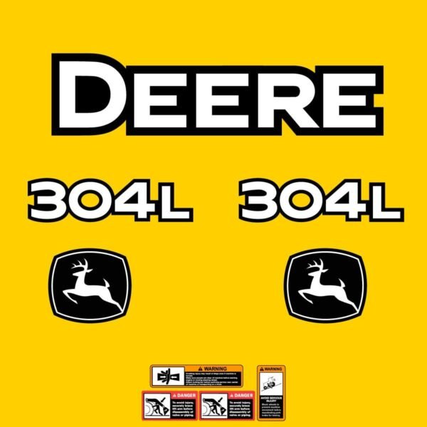 Fits 304L John Deere Wheel Loader Replacement Decals