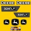 Fits 324 P-Tier John Deere Wheel Loader Replacement Decals
