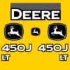 Fits 450J LT John Deere Crawler Dozer Replacement Decals