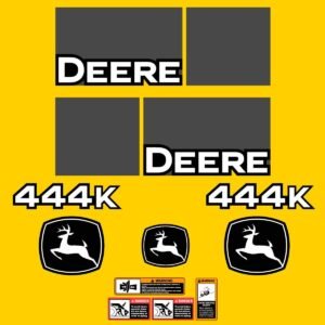 Fits 444K John Deere Wheel Loader Replacement Decals