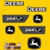 Fits 244 P-Tier John Deere Wheel Loader Replacement Decals