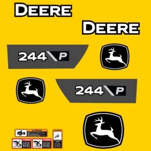 Fits 244 P-Tier John Deere Wheel Loader Replacement Decals