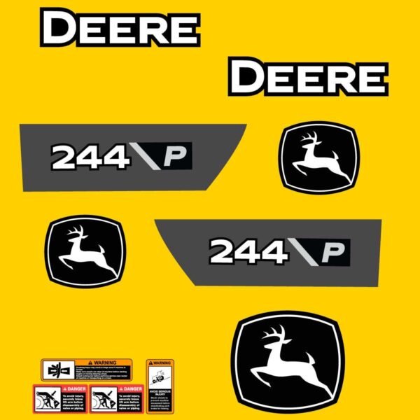 Fits 244 P-Tier John Deere Wheel Loader Replacement Decals