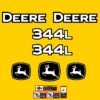 Fits 344L John Deere Wheel Loader Replacement Decals