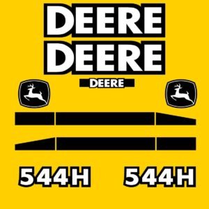 Fits 544H John Deere Wheel Loader Replacement Decals