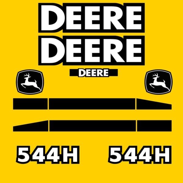 Fits 544H John Deere Wheel Loader Replacement Decals